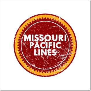 Distressed Missouri Pacific Railroad Posters and Art